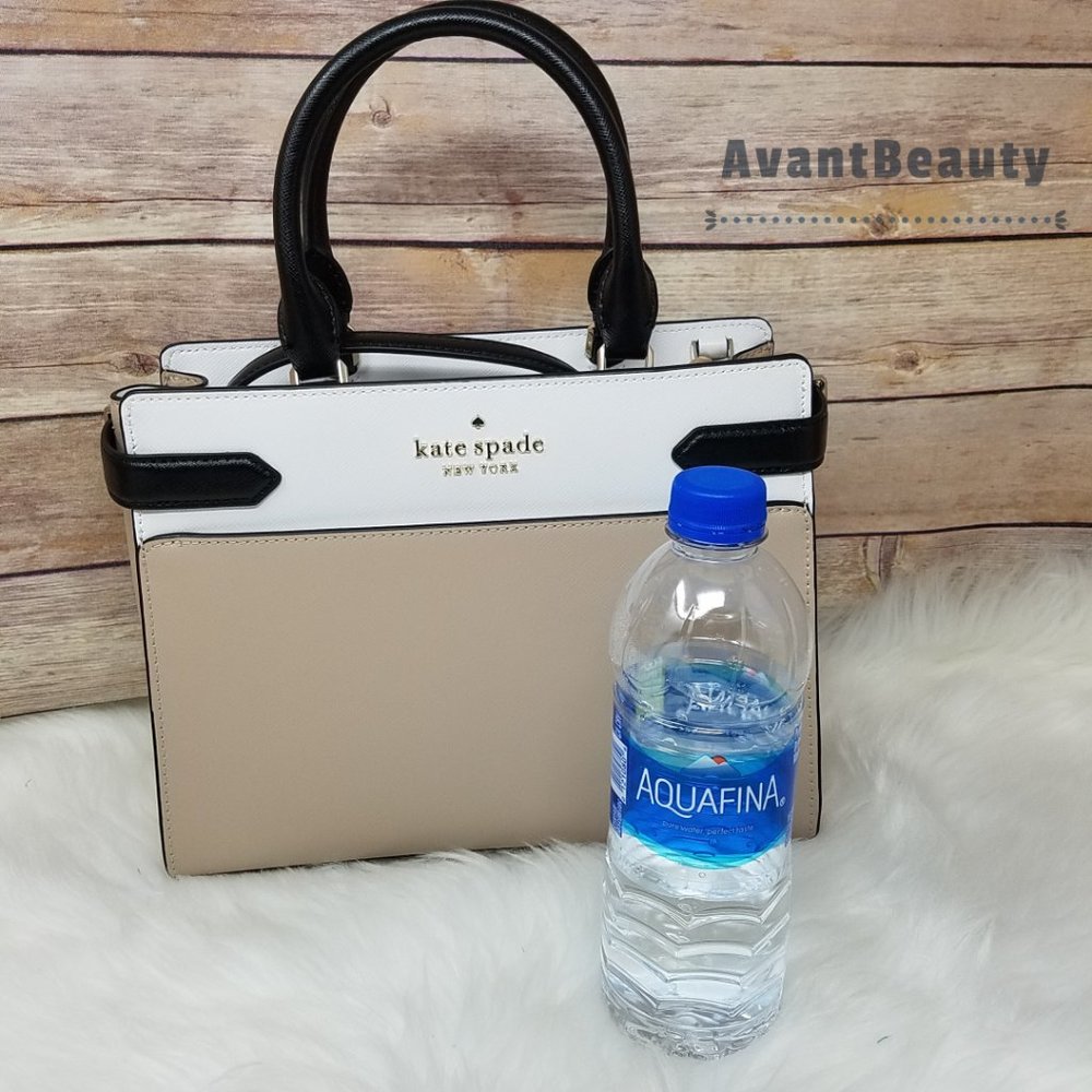 Kate Spade Staci Medium Satchel Warm Beige NWT - Picture 5 of 12